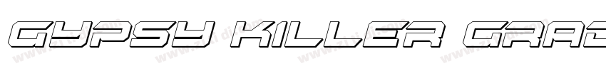 Gypsy Killer Gradien字体转换